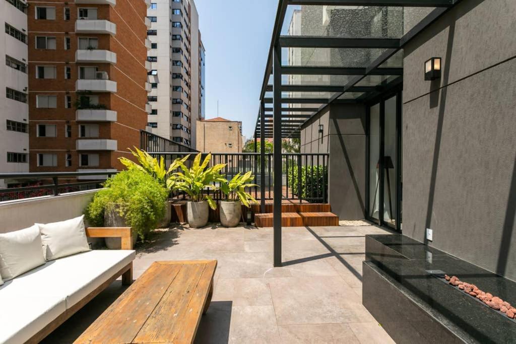 Apartamento De 1 Dormitorio No Coracao De Pinheiros เซาเปาโล ภายนอก รูปภาพ
