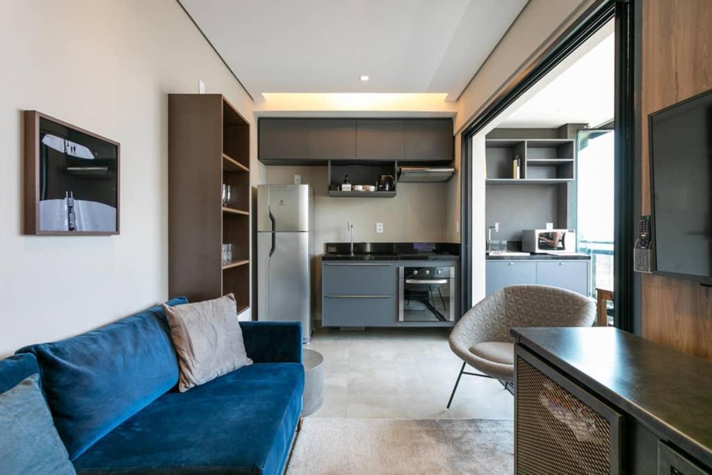 Apartamento De 1 Dormitorio No Coracao De Pinheiros เซาเปาโล ภายนอก รูปภาพ