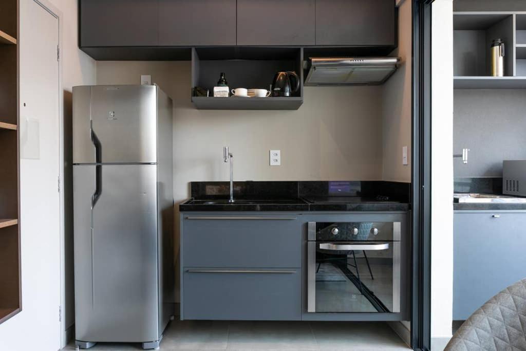 Apartamento De 1 Dormitorio No Coracao De Pinheiros เซาเปาโล ภายนอก รูปภาพ