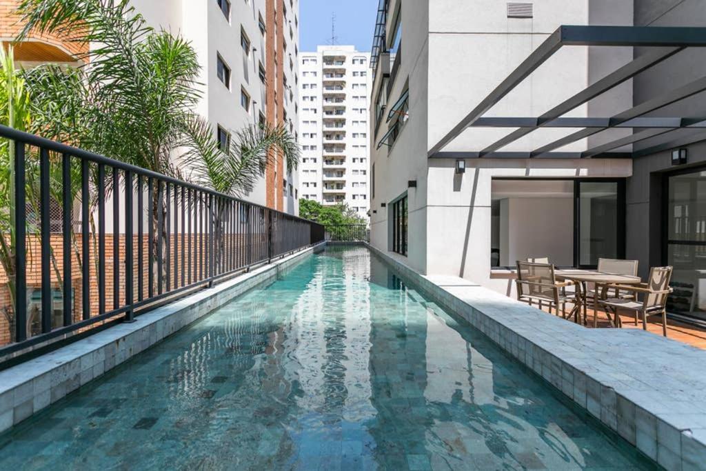Apartamento De 1 Dormitorio No Coracao De Pinheiros เซาเปาโล ภายนอก รูปภาพ